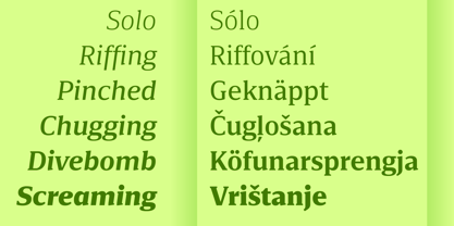 Foreday Semi Serif Font Poster 3